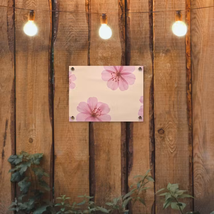 Tuinposter - Bloemen - Flora - Pastel — 2