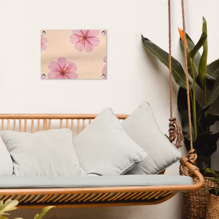Tuinposter - Bloemen - Flora - Pastel — 5