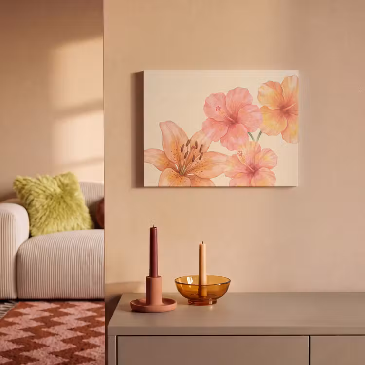 Akoestisch schilderij - Bloemen - Aquarel - Natuur — 2