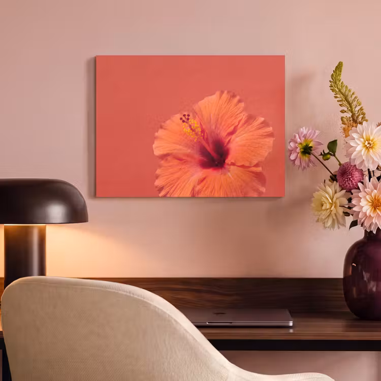 Akoestisch schilderij - Bloemen - Oranje - Natuur — 4