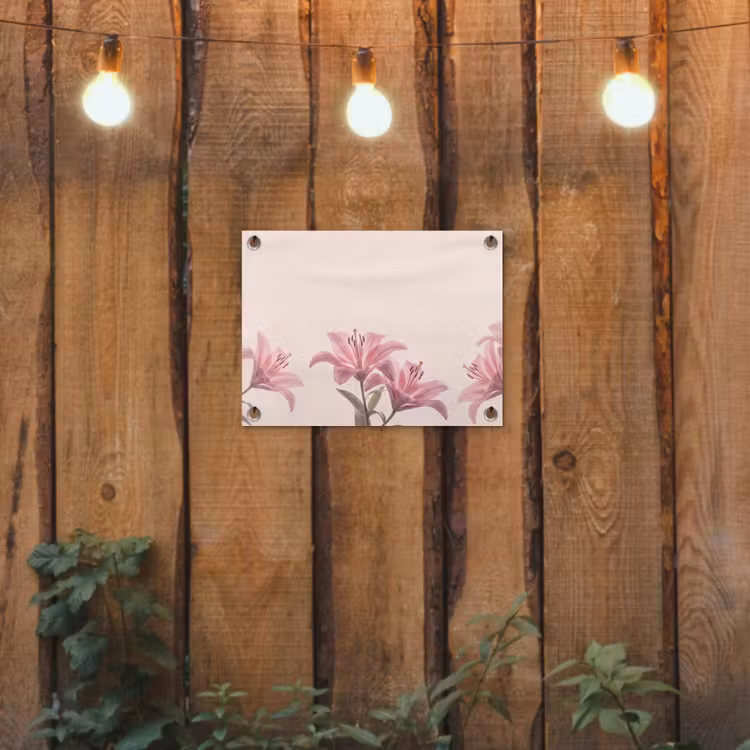 Tuinposter - Bloemen - Delicaat - Flora — 2