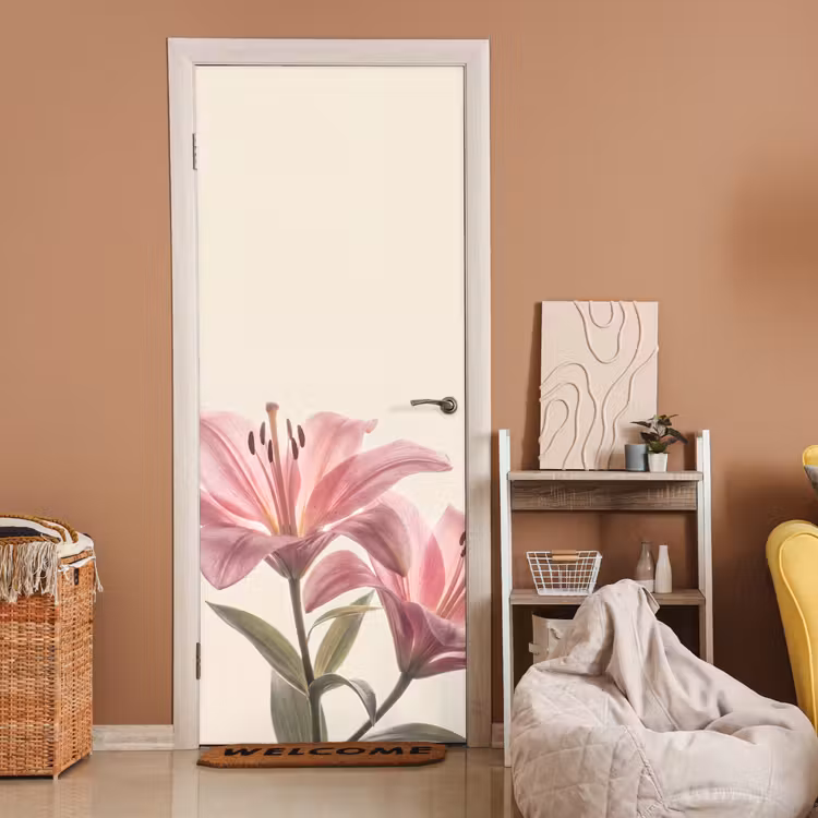 Deursticker - Bloemen - Delicaat - Flora — 2