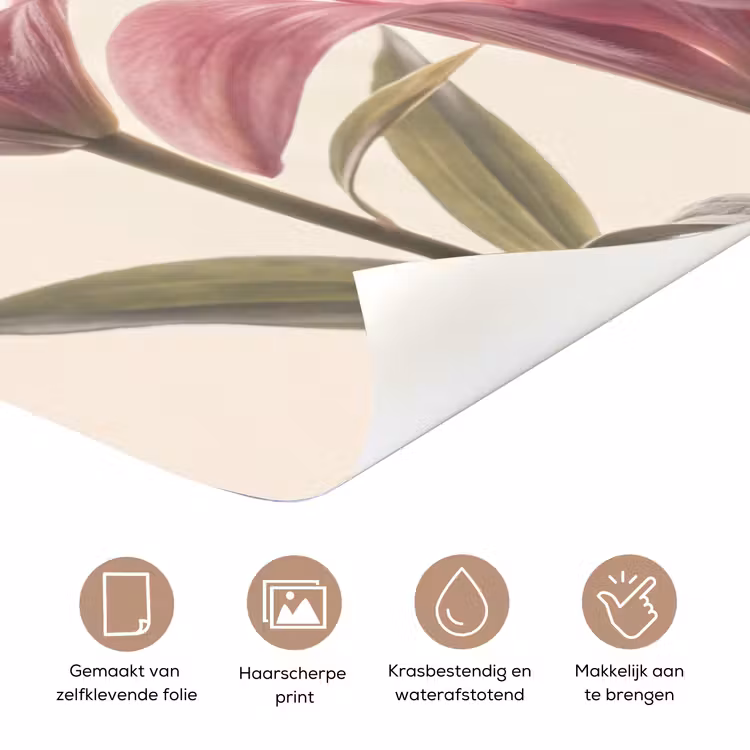 Deursticker - Bloemen - Delicaat - Flora — 3