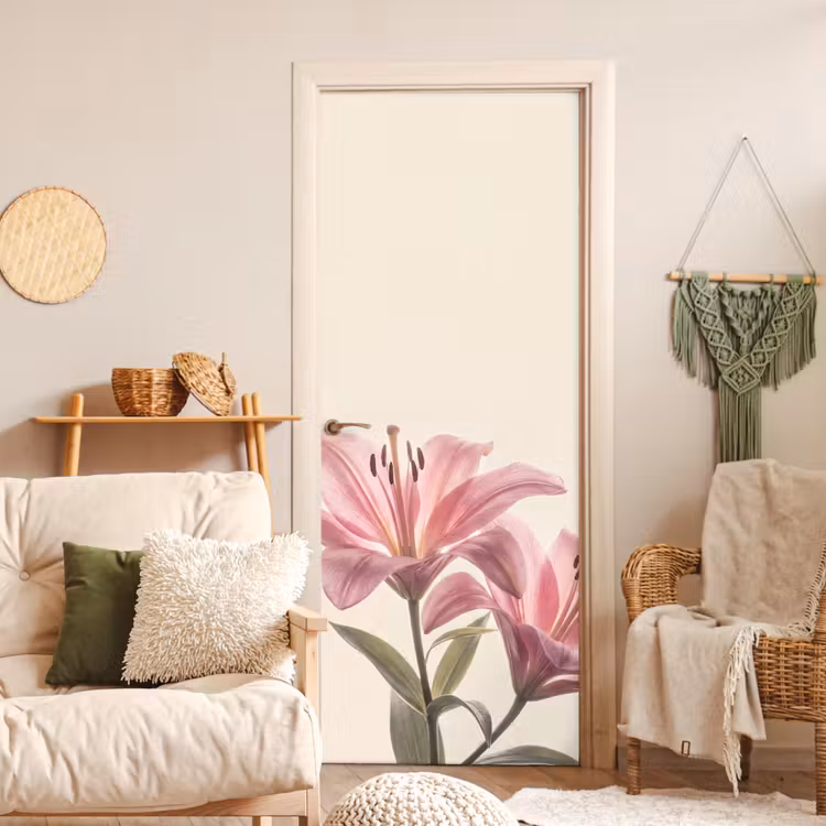 Deursticker - Bloemen - Delicaat - Flora — 4
