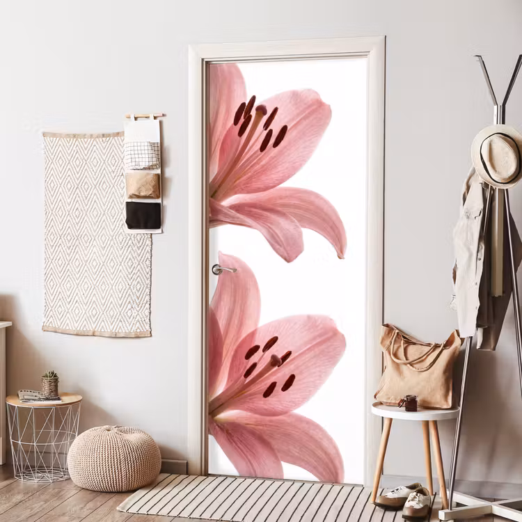 Deursticker - Bloemen - Zacht - Modern — 8