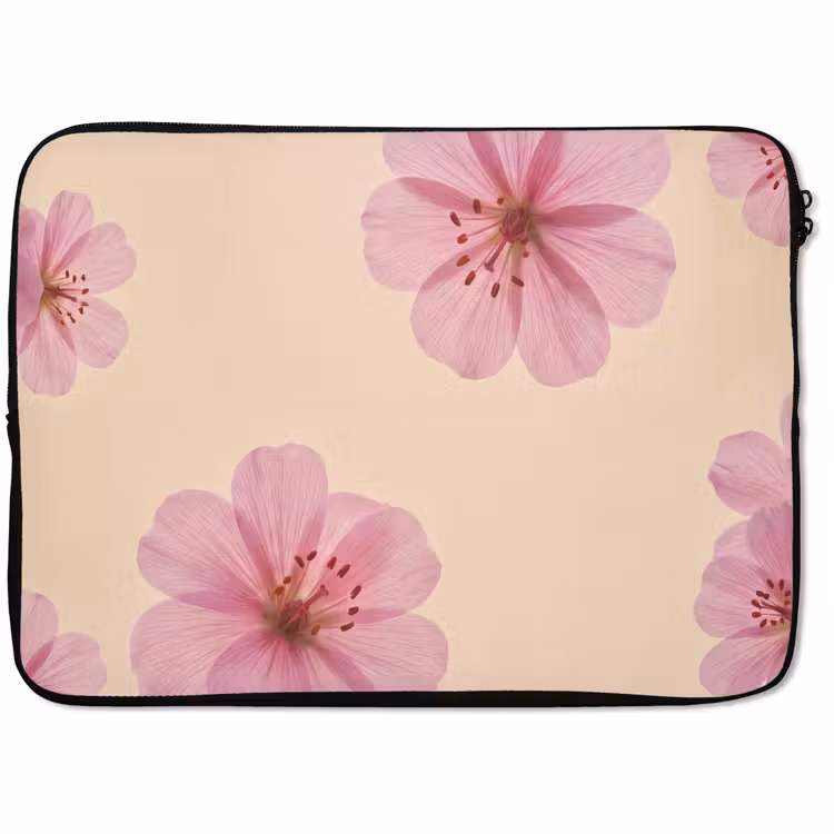 Laptophoes Bloemen - Flora - Pastel — 1