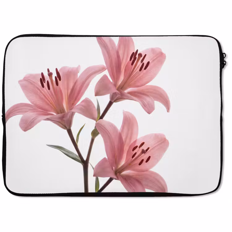 Laptophoes Bloemen - Zacht - Modern — 1