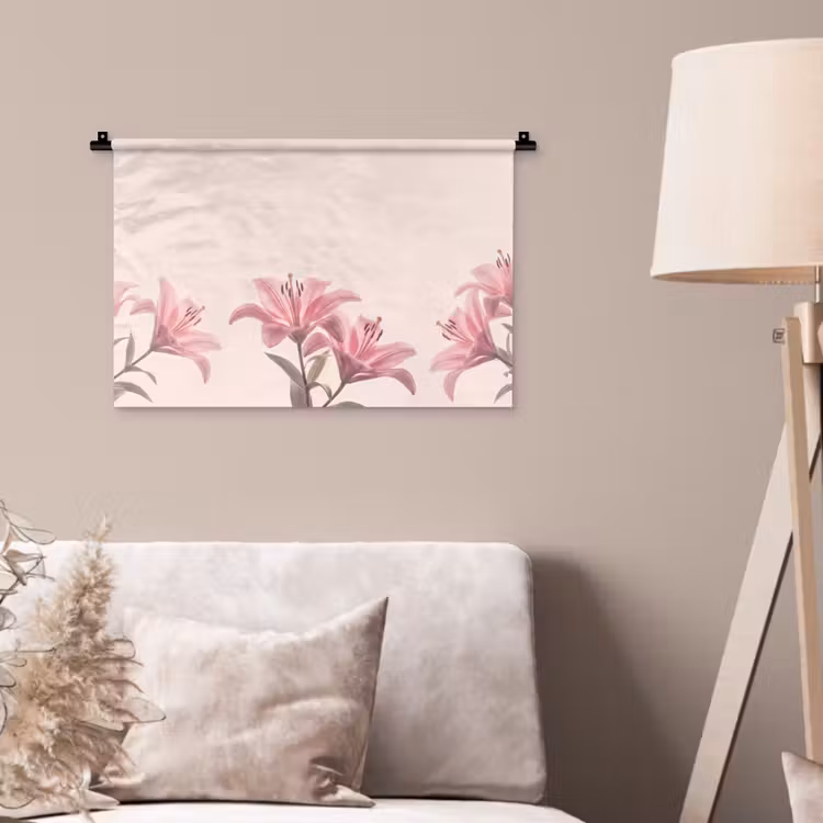 Wandkleed - Bloemen - Delicaat - Flora — 2