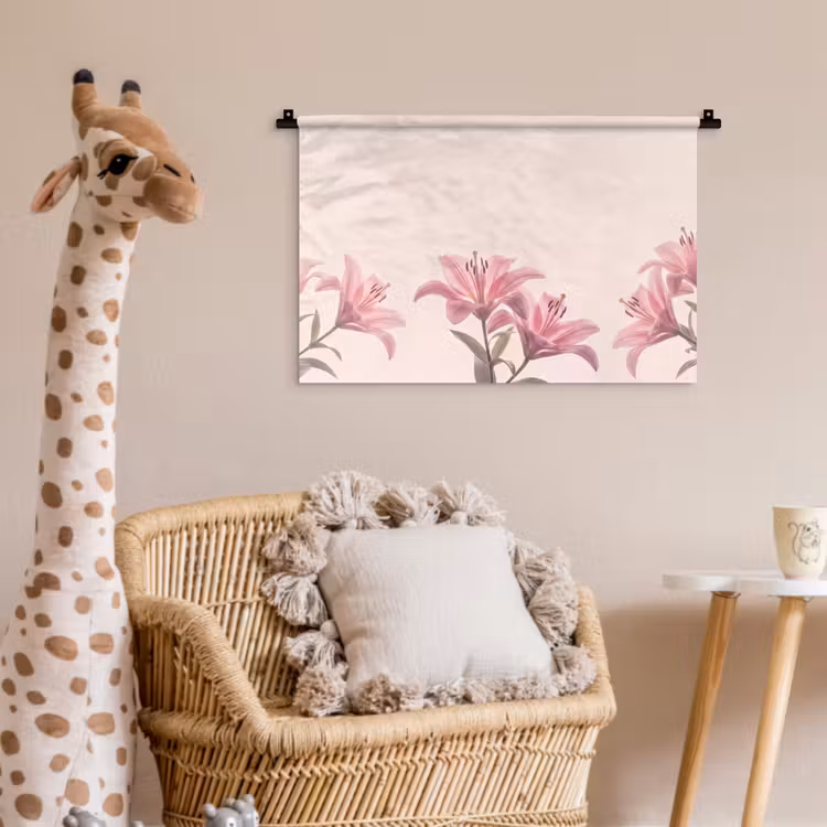 Wandkleed - Bloemen - Delicaat - Flora — 5