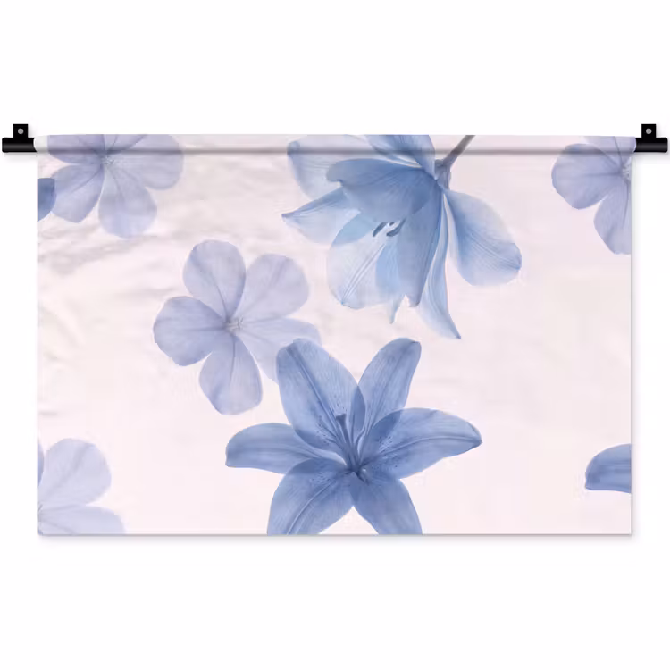 Wandkleed - Bloemen - Transparant - Modern — 1