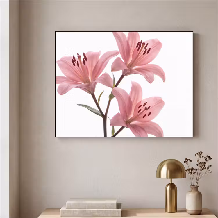 Art frame - Bloemen - Zacht - Modern — 5