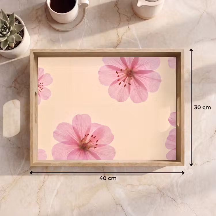 Dienblad - Bloemen - Flora - Pastel — 9