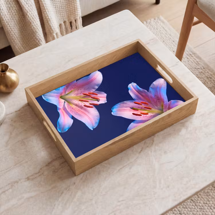 Dienblad - Bloemen - Kleurrijk - Botanisch — 2
