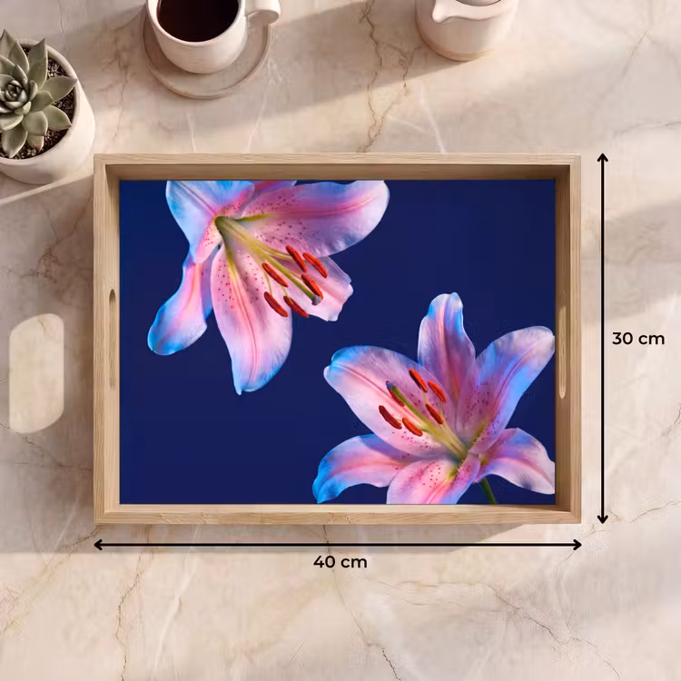 Dienblad - Bloemen - Kleurrijk - Botanisch — 9