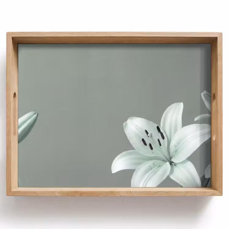 Dienblad - Bloemen - Natuur - Groen — 1