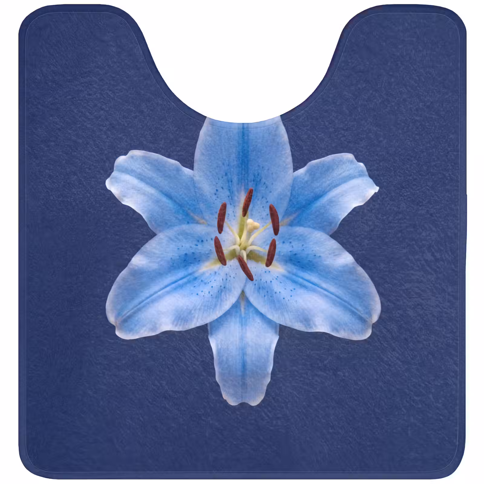 WC Mat - Blauwe lelie - Bloemen — 1