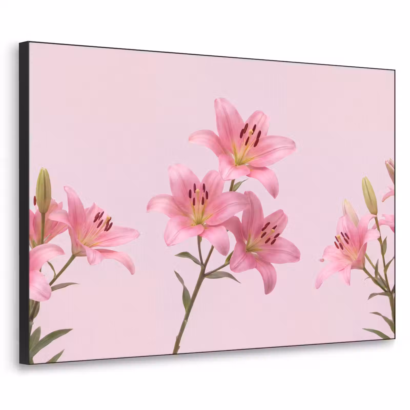 Art frame - Bloemen - Zacht - Roze — 1