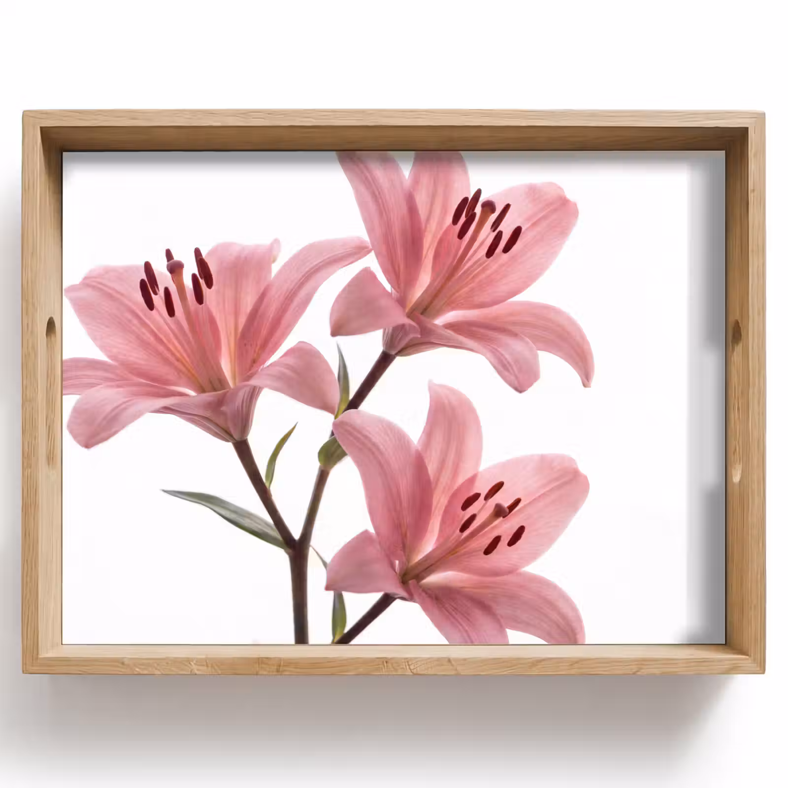 Dienblad - Bloemen - Zacht - Modern — 1
