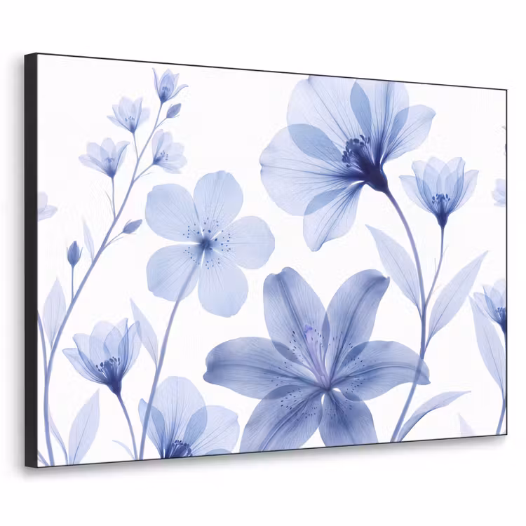 Art frame - Blauwe bloemen - Natuur — 1