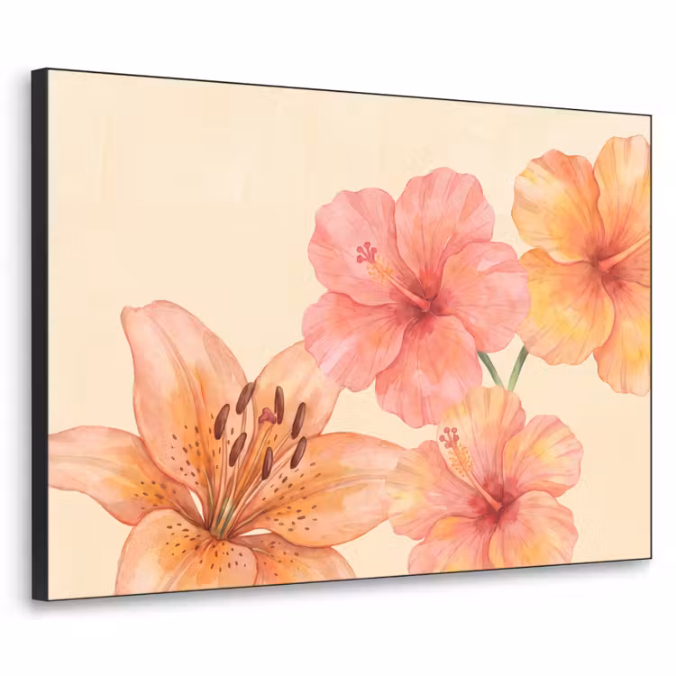 Art frame - Bloemen - Aquarel - Natuur — 1