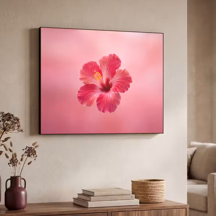 Art frame - Rode bloem - Natuur — 7