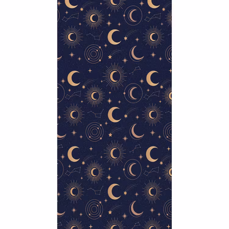 Behang - Maan - Sterren - Goud — 2