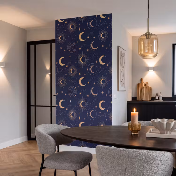 Behang - Maan - Sterren - Goud — 5