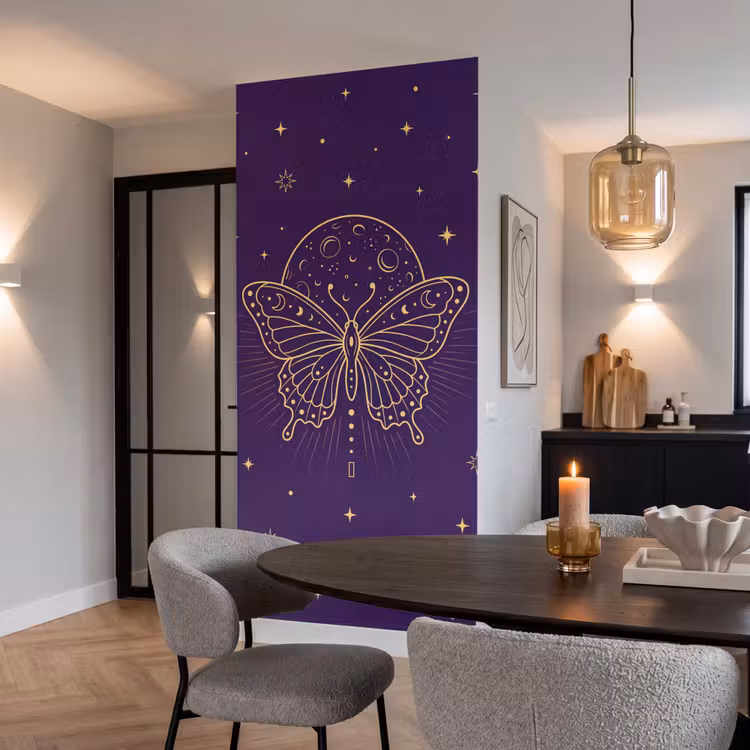 Behang - Vlinder - Maan - Mystiek — 5
