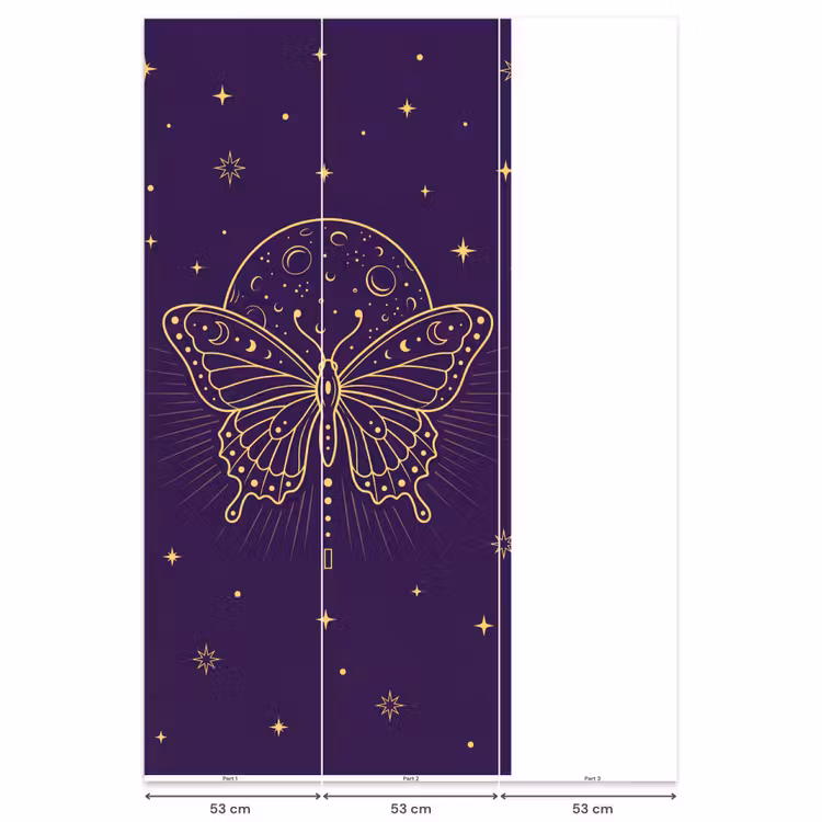 Behang - Vlinder - Maan - Mystiek — 6