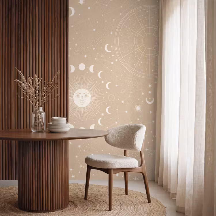 Behang - Zon - Maan - Sterren — 4