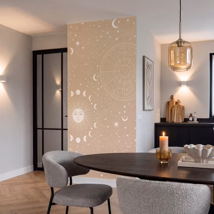 Behang - Zon - Maan - Sterren — 5