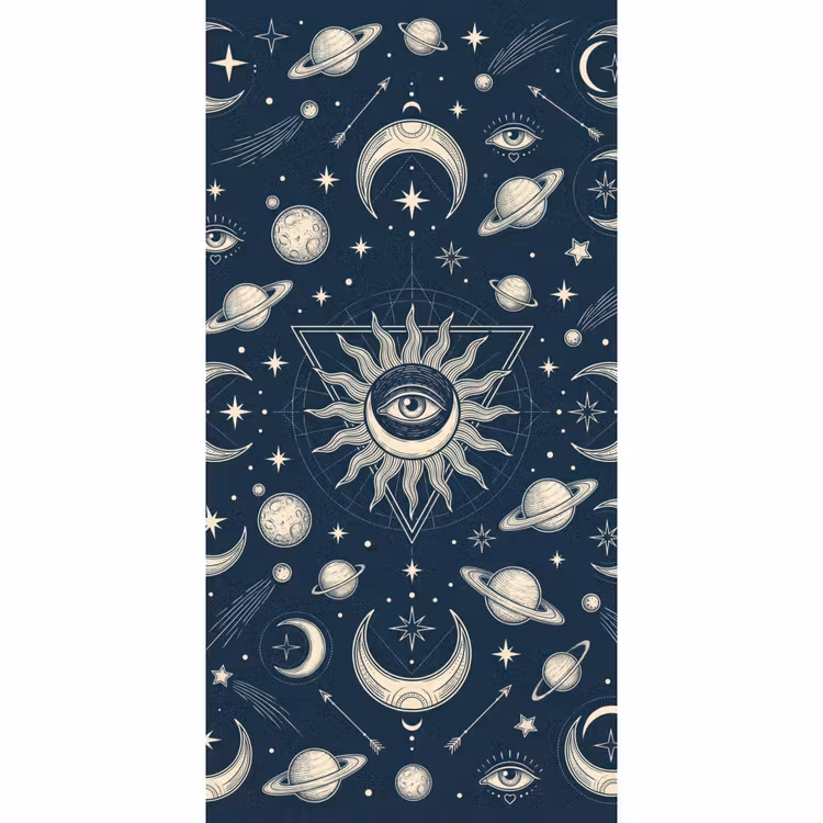 Behang - Zon Maan Sterren — 2