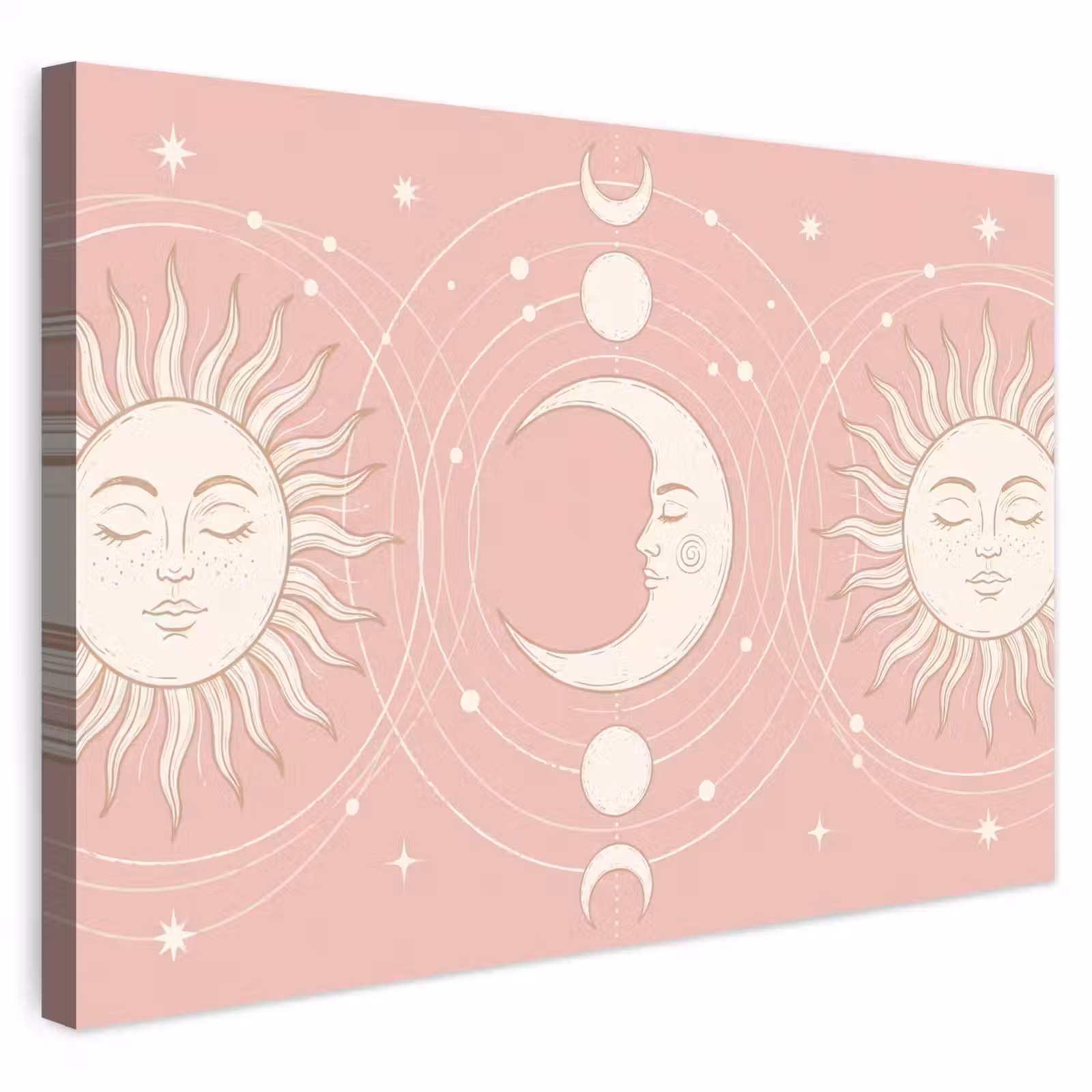 Buiten canvas - Zon - Sterren - Hemel — 1