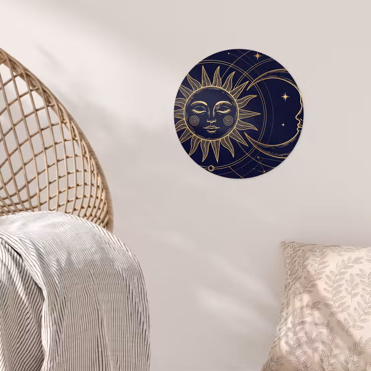 Behangcirkel - Zon - Maan - Astrologie — 5