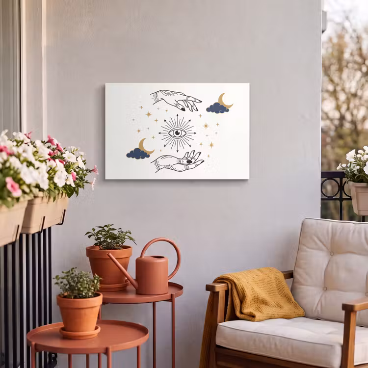 Buiten canvas - Handen - Mystiek - Symbolen — 3
