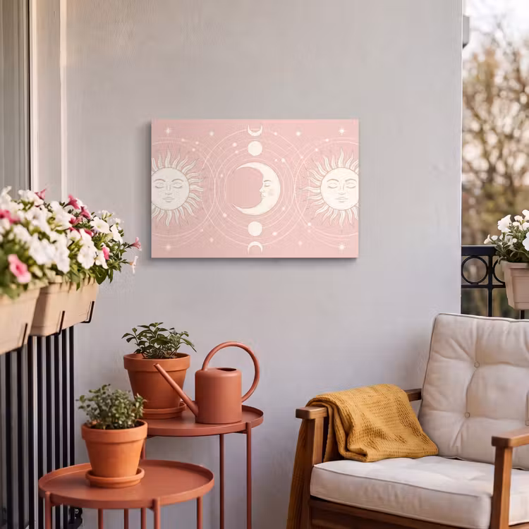 Buiten canvas - Zon - Sterren - Hemel — 3