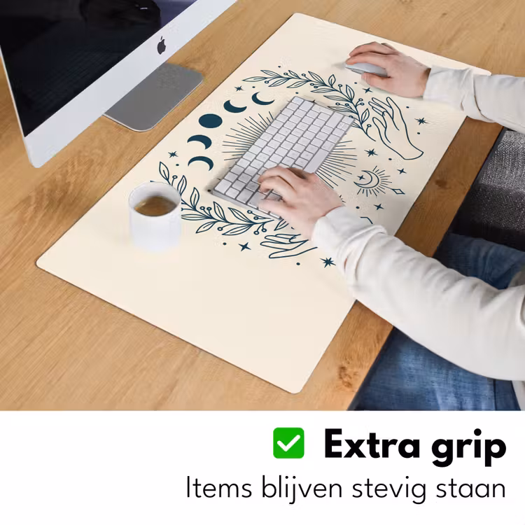 Bureau onderlegger - Zon Maan Illustratie — 6