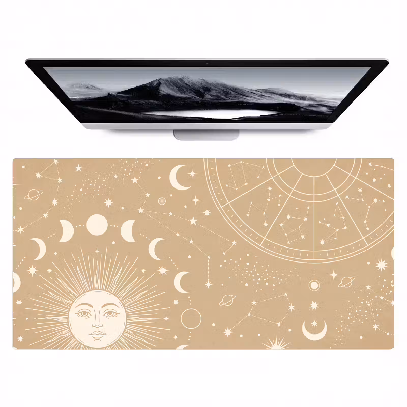 Bureau onderlegger - Zon - Maan - Sterren — 1