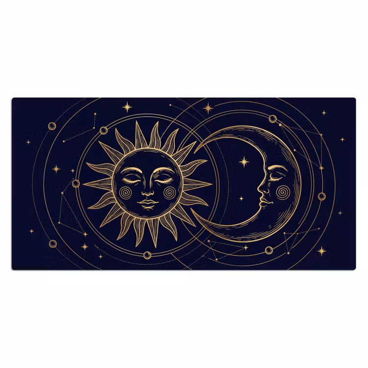 Bureau onderlegger - Zon - Maan - Astrologie — 2