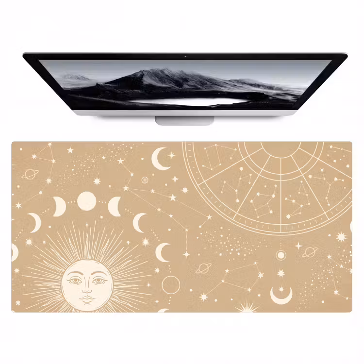 Bureau onderlegger - Zon - Maan - Sterren — 1