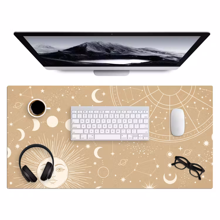 Bureau onderlegger - Zon - Maan - Sterren — 4