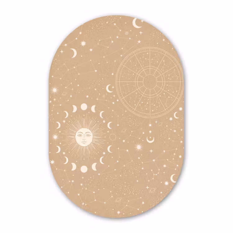 Muurovaal - Zon - Maan - Sterren — 3