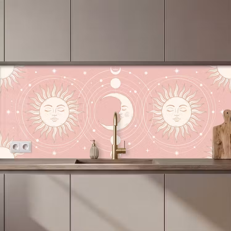 Keuken achterwand - Zon - Sterren - Hemel — 1
