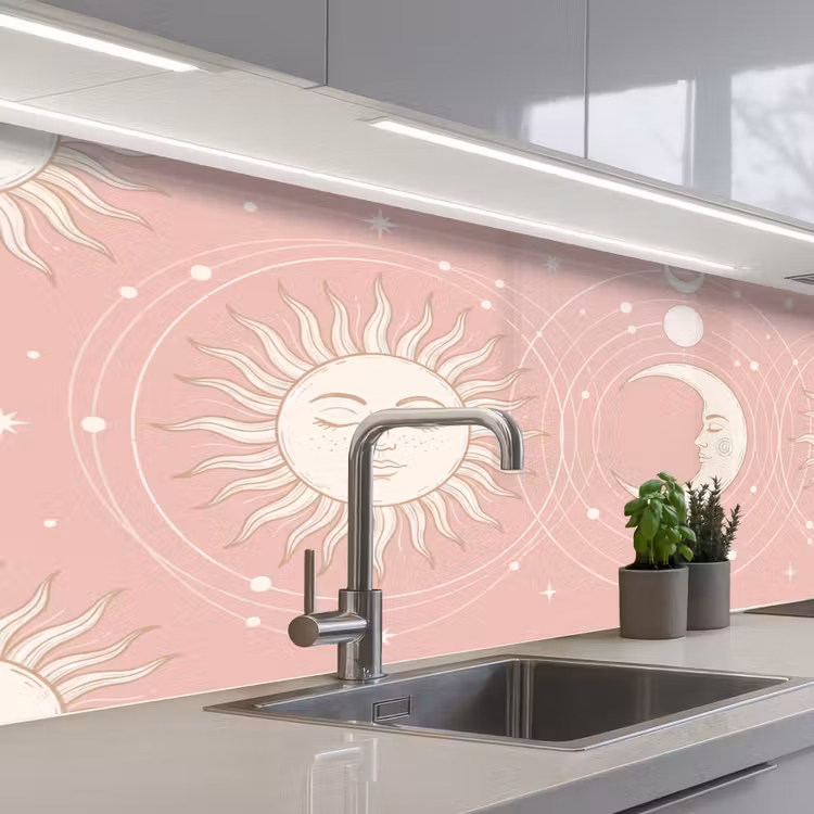 Keuken achterwand - Zon - Sterren - Hemel — 2