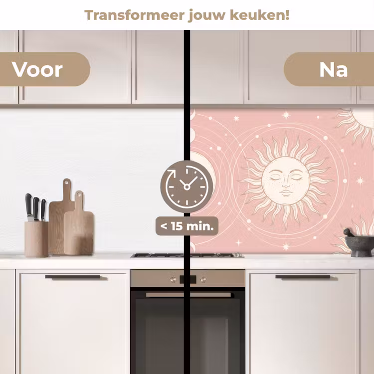 Keuken achterwand - Zon - Sterren - Hemel — 3