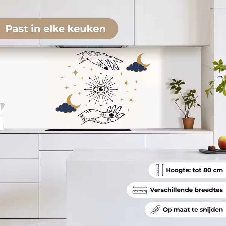 Keuken achterwand - Handen - Mystiek - Symbolen — 7