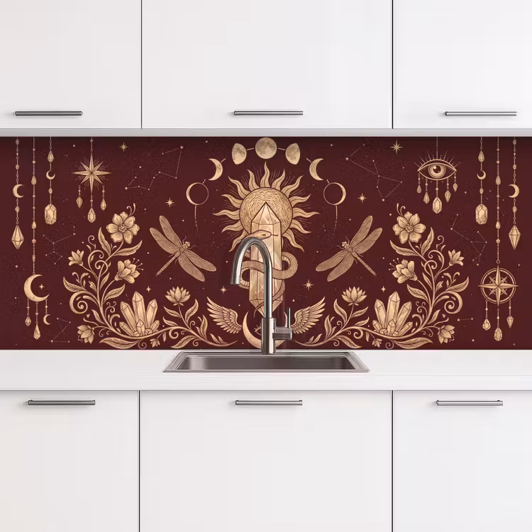 Keuken achterwand - Mystiek - Hemel - Goud — 4