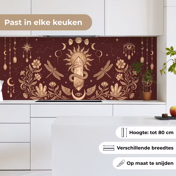 Keuken achterwand - Mystiek - Hemel - Goud — 7