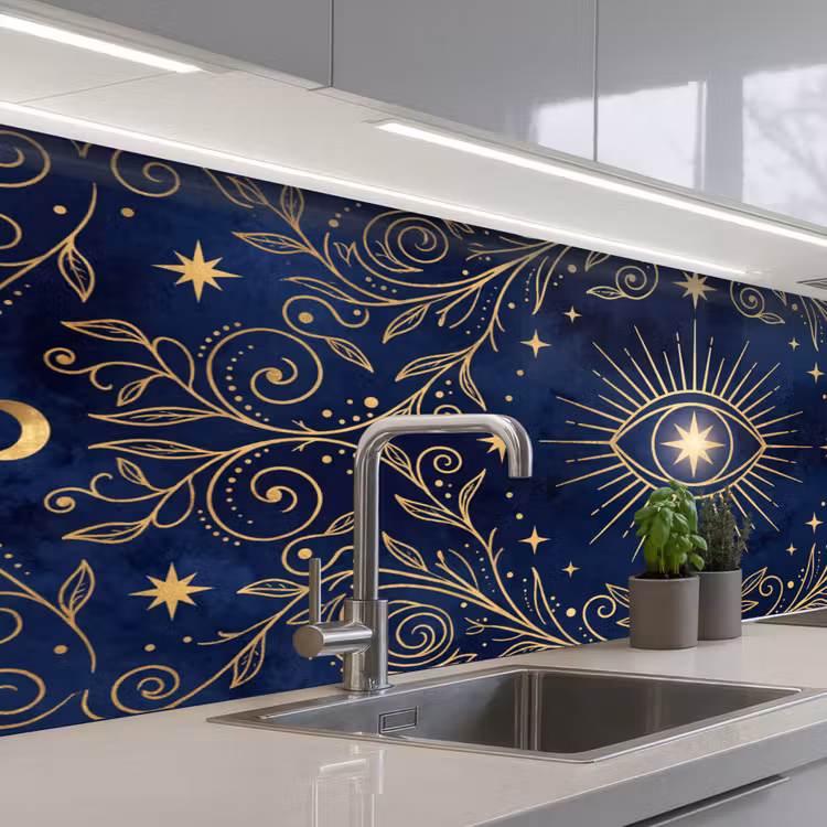 Keuken achterwand - Oog - Patroon - Mystiek — 2