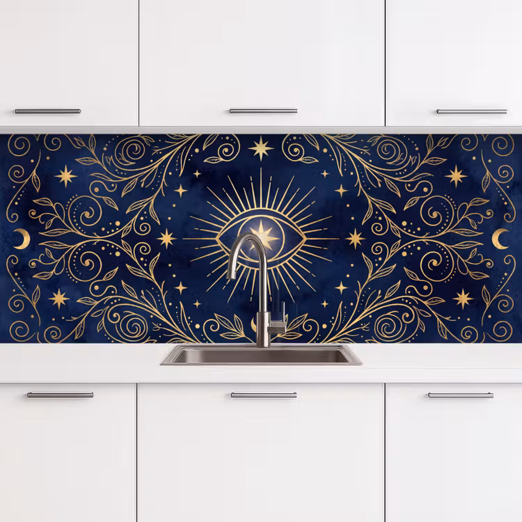 Keuken achterwand - Oog - Patroon - Mystiek — 4